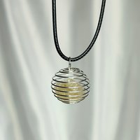 Spiral Cage Necklace