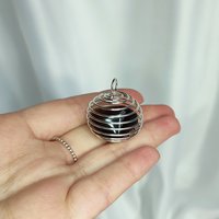 Spiral Cage Necklace