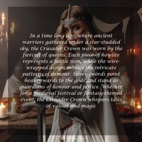 CRUSADER Howlite Crystal Crown