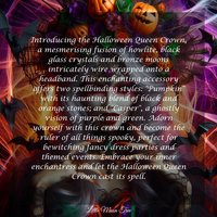 HALLOWEEN QUEEN Howlite Crystal Crown