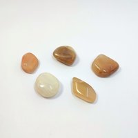 Moonstone polished tumblestone.