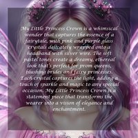 MY LITTLE PRINCESS Glass Crystal Crown