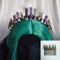Raven Skull Comb