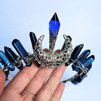 SELENE Titanium Quartz Crystal Crown