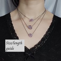 Raw Amethyst Necklace