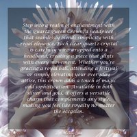QUARTZ QUEEN Crystal Crown