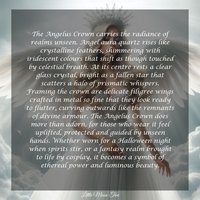 ANGELUS Aura Quartz Crystal Crown