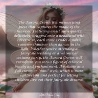 AURORA Aura Quartz Crystal Crown