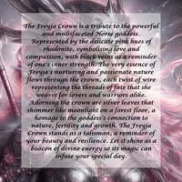 FREYJA Rhodonite Crystal Crown