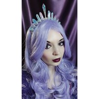 UNICORN QUEEN Titanium Quartz Crystal Crown