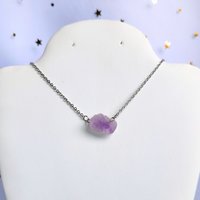 Raw Amethyst Necklace
