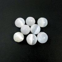 Selenite polished tumblestone satin spar.