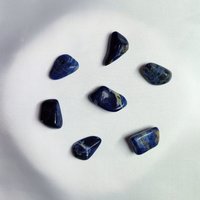 Sodalite Wire Wrapped Pendant in Silver