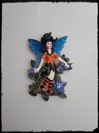 Hanging Fairy Witch Plaque
