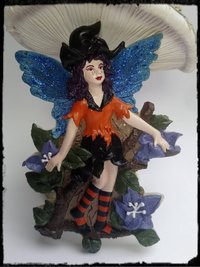 Hanging Fairy Witch Plaque