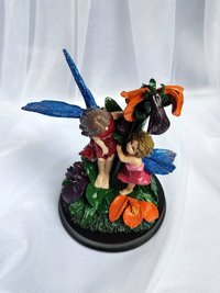 Mother and Child Woodland Fairy Statue