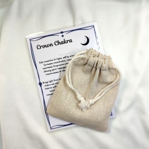 Crown Chakra Crystal Set with Guide