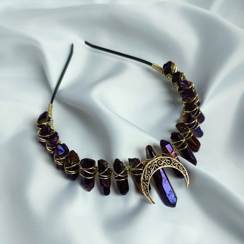 MYSTIQUE Titanium Quartz Crystal Crown
