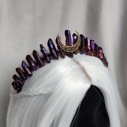 MYSTIQUE Titanium Quartz Crystal Crown