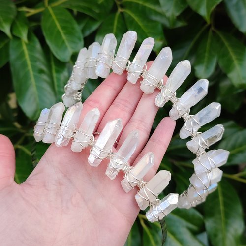AURORA Aura Quartz Crystal Crown