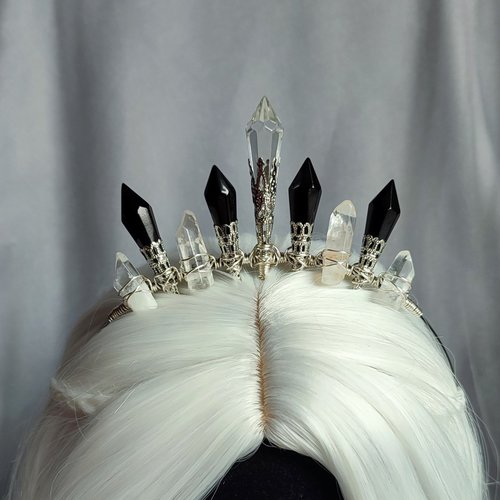 DARK ANGEL Glass Crystal Crown
