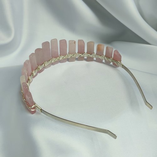 Rose Quartz Headband