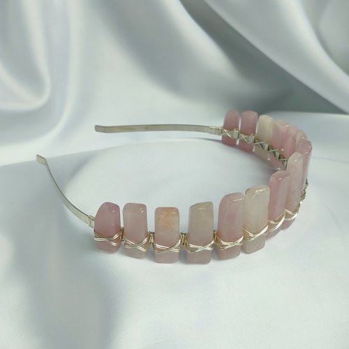 Rose Quartz Headband