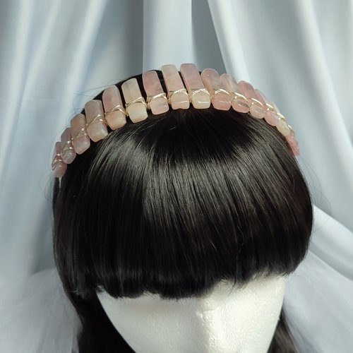 Rose Quartz Headband