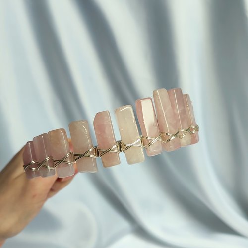 Rose Quartz Headband