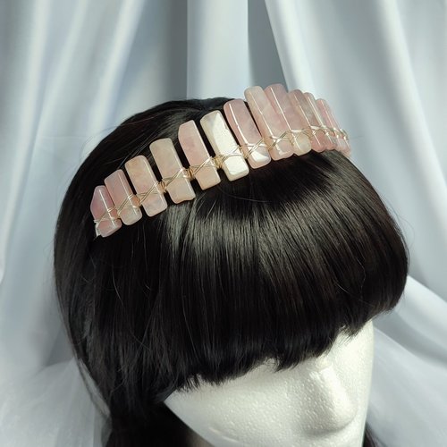 Rose Quartz Headband