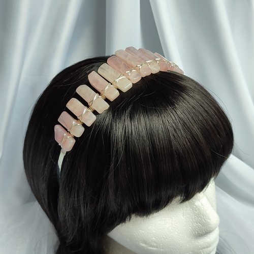 Rose Quartz Headband