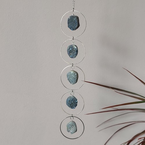 Druzy Quartz Suncatcher