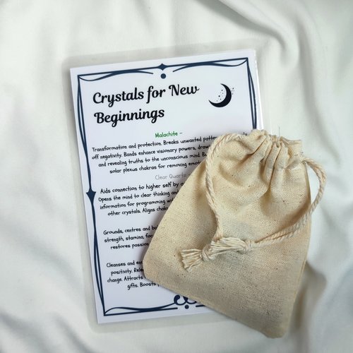New Beginnings Crystal Set with Guide