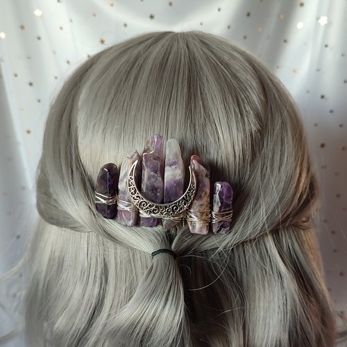 Crystal Combs with Moon
