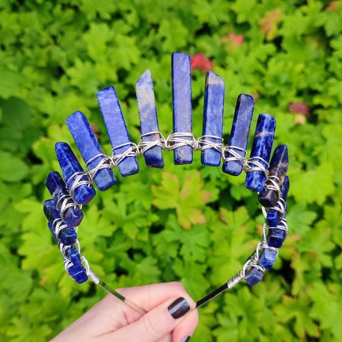 ATLANTIS Sodalite Crystal Crown