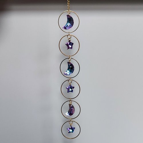 Moon, Star, Heart and Butterfly Suncatchers