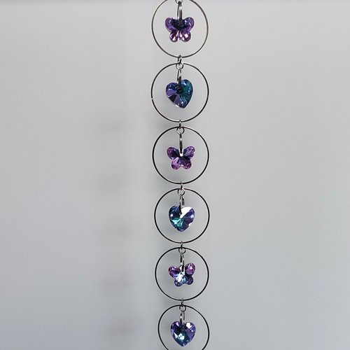 Moon, Star, Heart and Butterfly Suncatchers