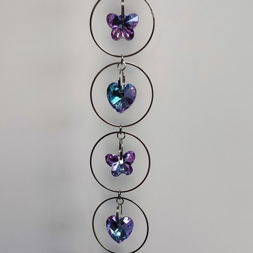 Moon, Star, Heart and Butterfly Suncatchers