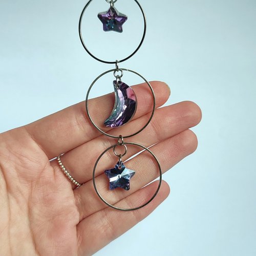 Moon, Star, Heart and Butterfly Suncatchers