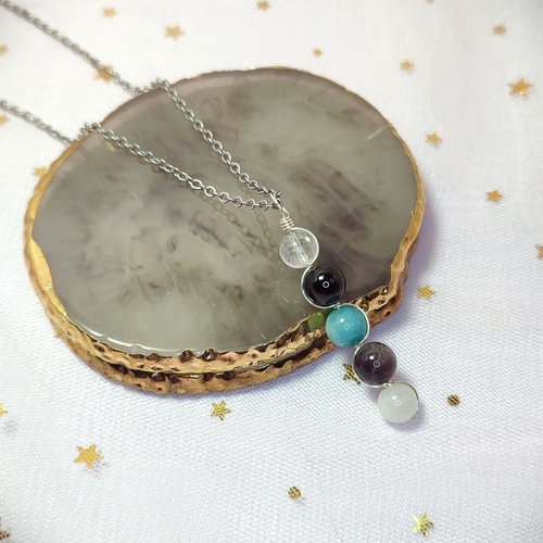 Aquarius Gemstone Pendant