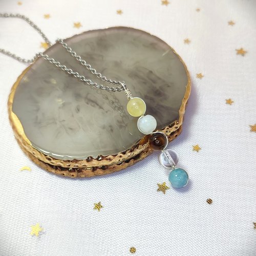 Gemini Gemstone Pendant