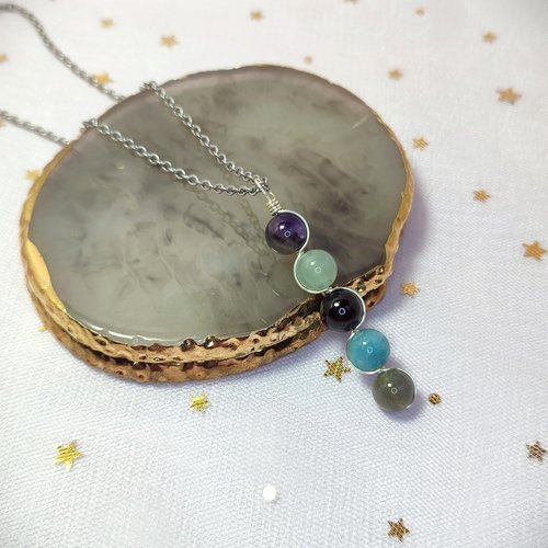 Pisces Gemstone Pendant