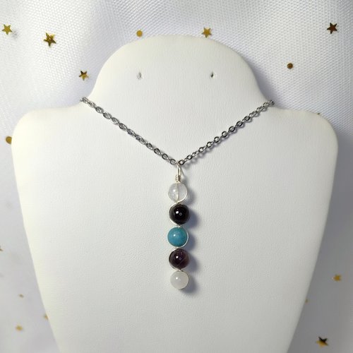 Aquarius Gemstone Pendant