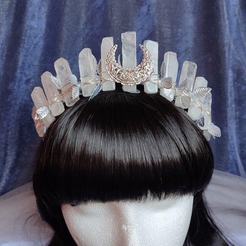 ARWEN Quartz Crystal Crown