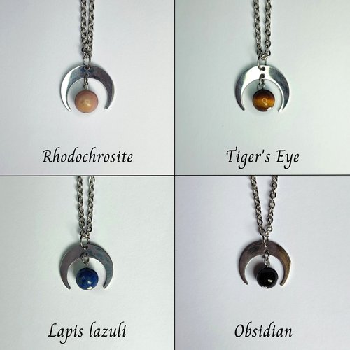 Moon Gemstone Necklace