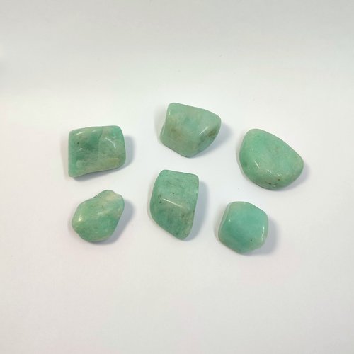 Amazonite polished tumblestones.
