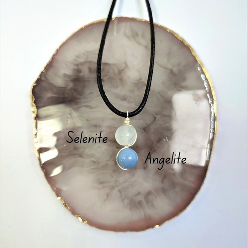 Angel and Spirit Connection Gemstone Pendant