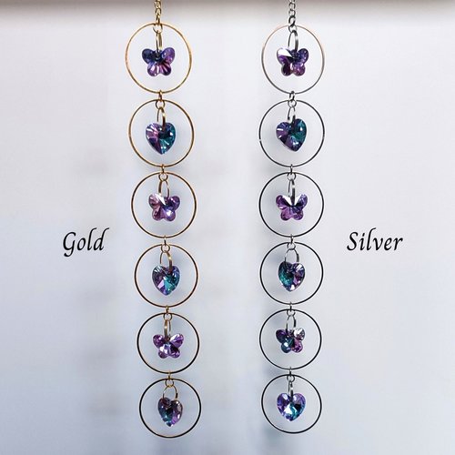 Moon, Star, Heart and Butterfly Suncatchers