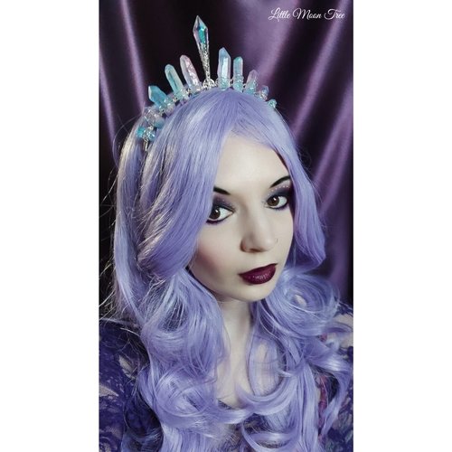 UNICORN QUEEN Titanium Quartz Crystal Crown