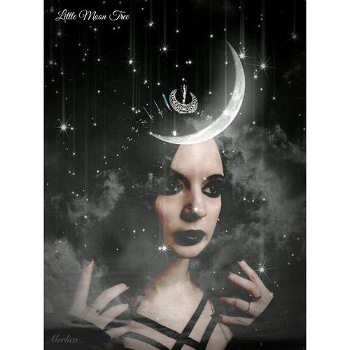 SELENE Titanium Quartz Crystal Crown